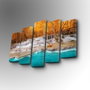 Wallity Cuadro Decorativo en Lienzo 5 Piezas Multicolor 5PUC-136